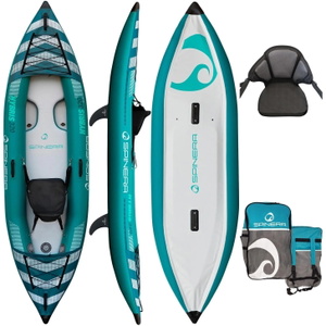 2025 Spinera Hybris 320 HDDS - 1 Persona C/bolsa, 2 Aletas, 1 Asiento Kayak SP-K-HYB-320 -.. Green